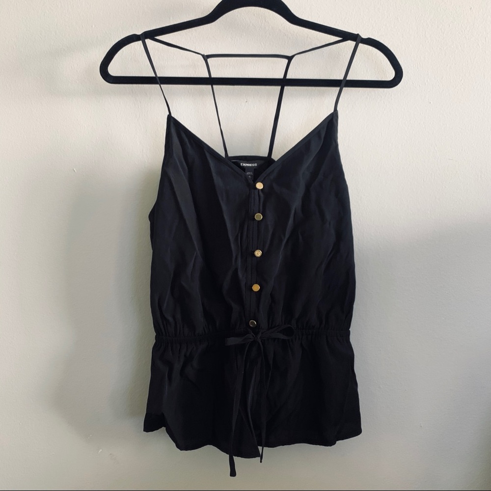beautiful black gold top